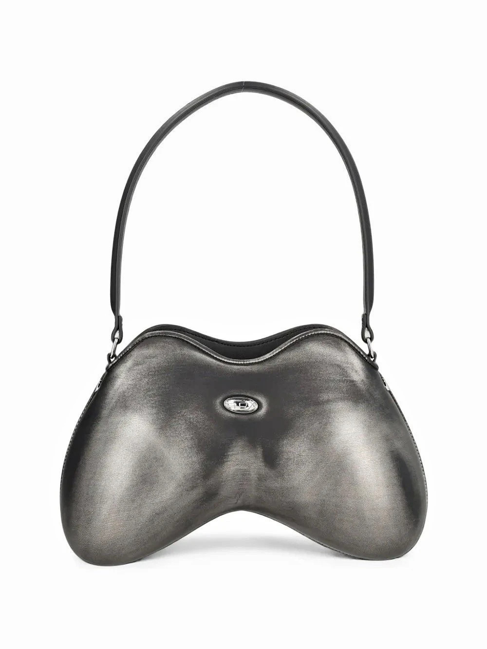 Diesel metallic gradient double-d shoulder bag